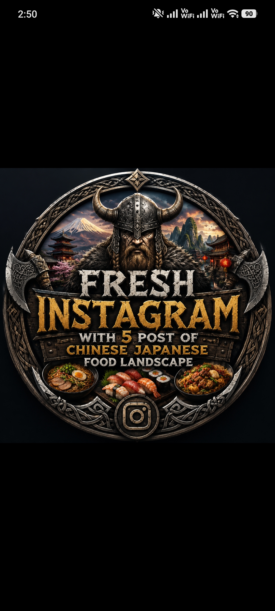 Fresh Instagram With 5 post of Chinese Japanese With 2FA